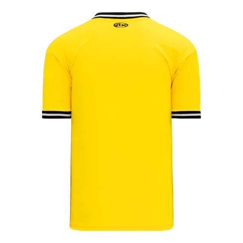 Athletic Knit V-Neck Baseball Jersey with Knitted Trim (BA1333)